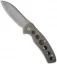 Brad Zinker Titanium Frame Lock Flipper Knife (3.5" Matte)
