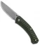 GiantMouse Vox/Anso ACE Iona Liner Lock Knife OD Green FRN (Stonewash M390)