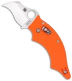 Spyderco Orange Dodo Knife G-10 Sprint Run (2.06" Satin Plain) C80GPOR