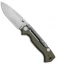Demko Knives AD-15MG Scorpion Lock Knife OD Green G-10 (3.75" Satin)
