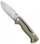 Demko Knives AD-15MG Scorpion Lock Knife Natural G-10 (3.75" Satin)