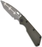 Strider Knives Duane Dwyer Custom Razor Wire SMF Green G-10 Folder (3.9" Plain)