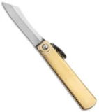 Nagao Higonokami Friction Folder 55mm Brass (1.5" SK) HIGO-01BS