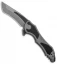 Jake Hoback Knives Paraclete Titanium w/Black G-10 Inlays (3.75" Stonewash)