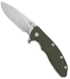 Hinderer Knives XM-18 3.5 Gen 6 Skinny Slicer Flipper Knife OD Green G-10 (SW)