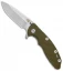 Hinderer Knives XM-18 3.0 Gen 6 Spear Point Flipper Knife OD G-10 (Stonewash)
