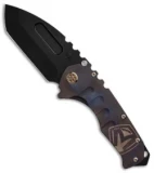 Medford Custom Praetorian T Frame Lock Knife Flamed Logo Ti (3.75" Black) MKT