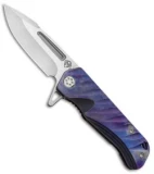 Medford Custom Proxima Knife Sculpted Violet Ano Ti (3.875" Tumbled) MKT