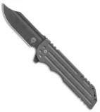 Alphahunter Tactical War Ready War Bowie Gray Ti BHQ Exclusive (3.8" Acid Wash)