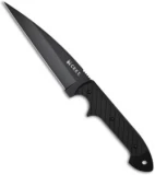 CRKT Crawford/Kasper Dragon Fixed Blade Knife Black G-10 (4.5" Black)