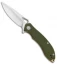 CIVIVI Aquila Flipper Liner Lock Knife OD Green G-10 (3.4" Satin) C805B