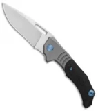 WE Knife Co. Willumsen STIXX Frame Lock Knife GrayTi/CF (3.4" Satin) 817C