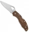 Byrd Meadowlark 2 Lockback Knife Brown FRN (2.84" Satin) BY04PBN2