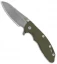 Hinderer Knives XM-18 3.5 Gen 6 Sheepsfoot Knife OD Green G-10 (Working)