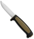 Morakniv Basic 511 Fixed Blade Knife Black/Tan (3.5" Satin)