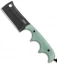 CRKT Folts Minimalist Cleaver Neck Knife Natural G-10 (2.1" Black Smokewash D2)