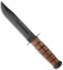 Ka-Bar Bowie USMC Full-Size Fixed Blade Knife (7" Black) 02-1217