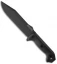 Ka-Bar Becker Combat Utility Fixed Blade Knife (7" Black Plain) BK7