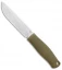 Benchmade 202 Leuku Fixed Blade Knife Ranger Green (5.19" Satin CPM-3V)