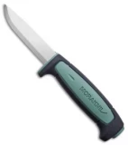 Mora Basic 511 Fixed Blade Knife Gray/Teal Plastic (3.5" Satin)