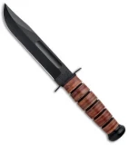 Ka-Bar Bowie Single Mark Full-Size Fixed Blade Knife (7" Black) 1320