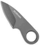 Schrade Pocket Fixed Blade Neck Knife w/ Money Clip (2" Gray) SCHCC1CP