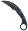 TOPS Knives Devil's Claw 2 Fixed Blade Knife Blue/Black G-10 (3.13" Black)