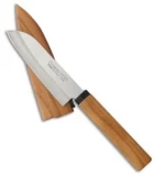 Kanetsune Fruit Knife ST-200 4.125" Wild Cherry Wood KC077