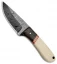 Tallen Bone Hunter Fixed Blade Knife (3.25" Damascus) DM1088