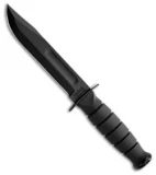 Ka-Bar Short Fighting/Utility Knife Black GFN Sheath (5.25" Black) 1258