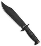 Ontario SPEC PLUS SP10 Marine Raider Bowie Knife (9.75" Black) 8684