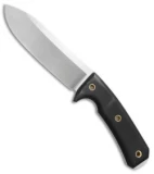Wallace Edged Tools SPEAR 1 Fixed Blade Knife Black G-10 (5.75" Satin)