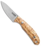 Casstrom Safari Fixed Blade Knife Stabilized Curly Birch (2.5" Satin)