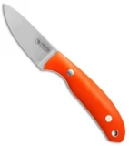 Casstrom Safari Fixed Blade Knife Orange G-10 (2.5" Satin)