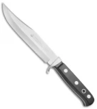 Puma Tucson Bowie Fixed Blade Knife Ebony Wood (6.5" Satin) 126396