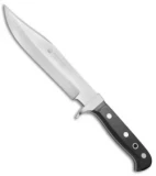 Puma Phoenix Bowie Fixed Blade Knife Ebony Wood  (8" Satin) 126376