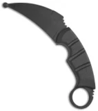 Ontario EOD Kerambit Trainer Fixed Blade Knife (3.75" Black) 9466T