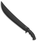 CRKT Onion ChanceInHell Machete Fixed Blade Knife (18" Black) K918KKP