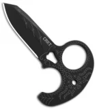CRKT Tecpatl "Forged By War" Fixed Blade Push Dagger (3.3" Black) 2261