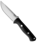 Bark River Knives Bravo 1 Black Canvas Micarta Fixed Blade Knife (4.25" Satin)