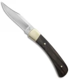 Buck 101 Hunter Fixed Blade Knife Macassar Ebony Dymondwood (3.625" Satin)