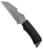 LCKT WharnPoon Fixed Blade Belt Knife Black Cord (3.1" Acid SW)