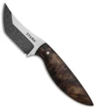 Stark Creations Persian Tanto Fixed Blade Knife Koa Wood (2.875" Two-Tone)