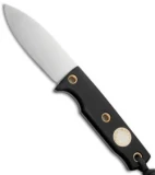 Wallace Edged Tools Field Mouse Fixed Blade Knife Black  G-10 (3.25" Satin)