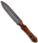 Paragon Eddie White Shadow Fighter Damascus Knife (5.75" Dagger)