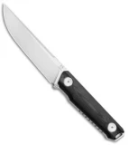 Stedemon Knife Co. Uncle One UB02 Fixed Blade Knife Black G-10 (5" Satin)