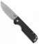 Smith & Sons Brave Fixed Blade Knife Black Micarta (3.25" Black SW)