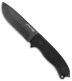 FirstEdge 5050 Survival Fixed Blade Knife Black G-10 (5.375" Black)