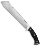 DPx HEFT 12 CHOP Fixed Blade Knife Black Micarta (12.5" Stonewash)