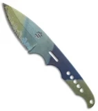 Snody Knives Custom Fixed Blade Neck Knife Spectrum Ti (2" Spectrum)